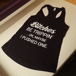 NWOT Graphic Racerback